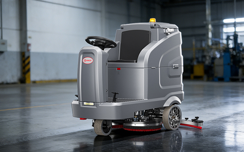 工业洗地机车间应用