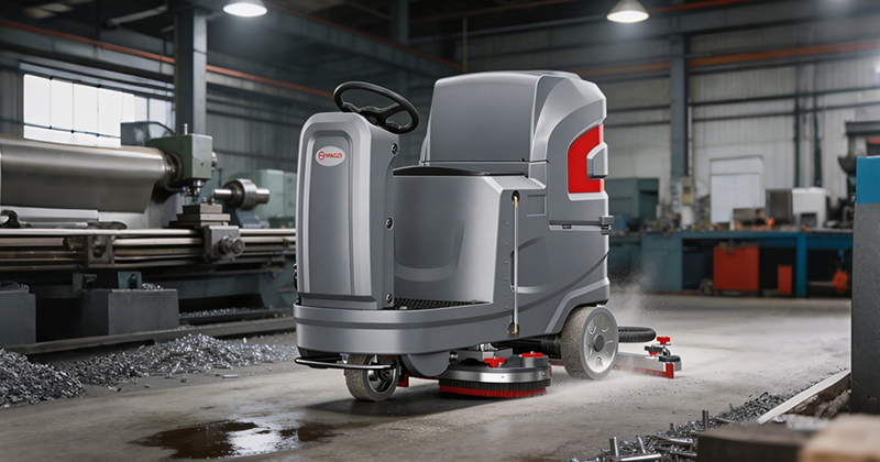工厂车间洗地机应用