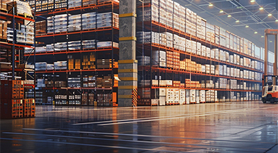 物流仓库扫地机应用