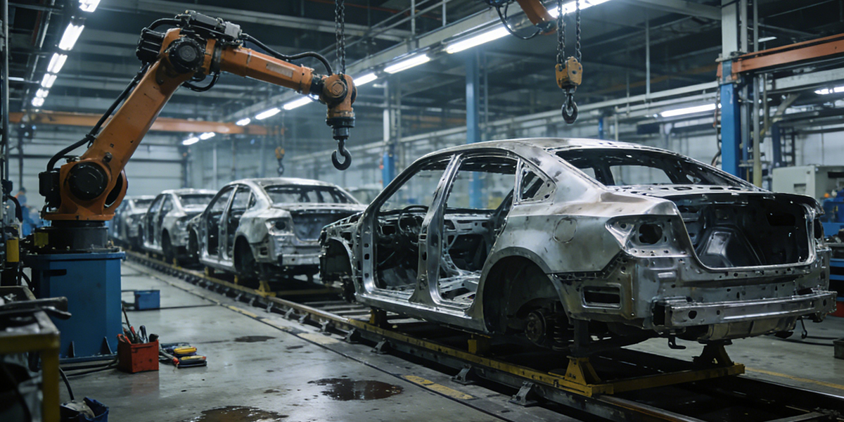 汽车制造车间清洁