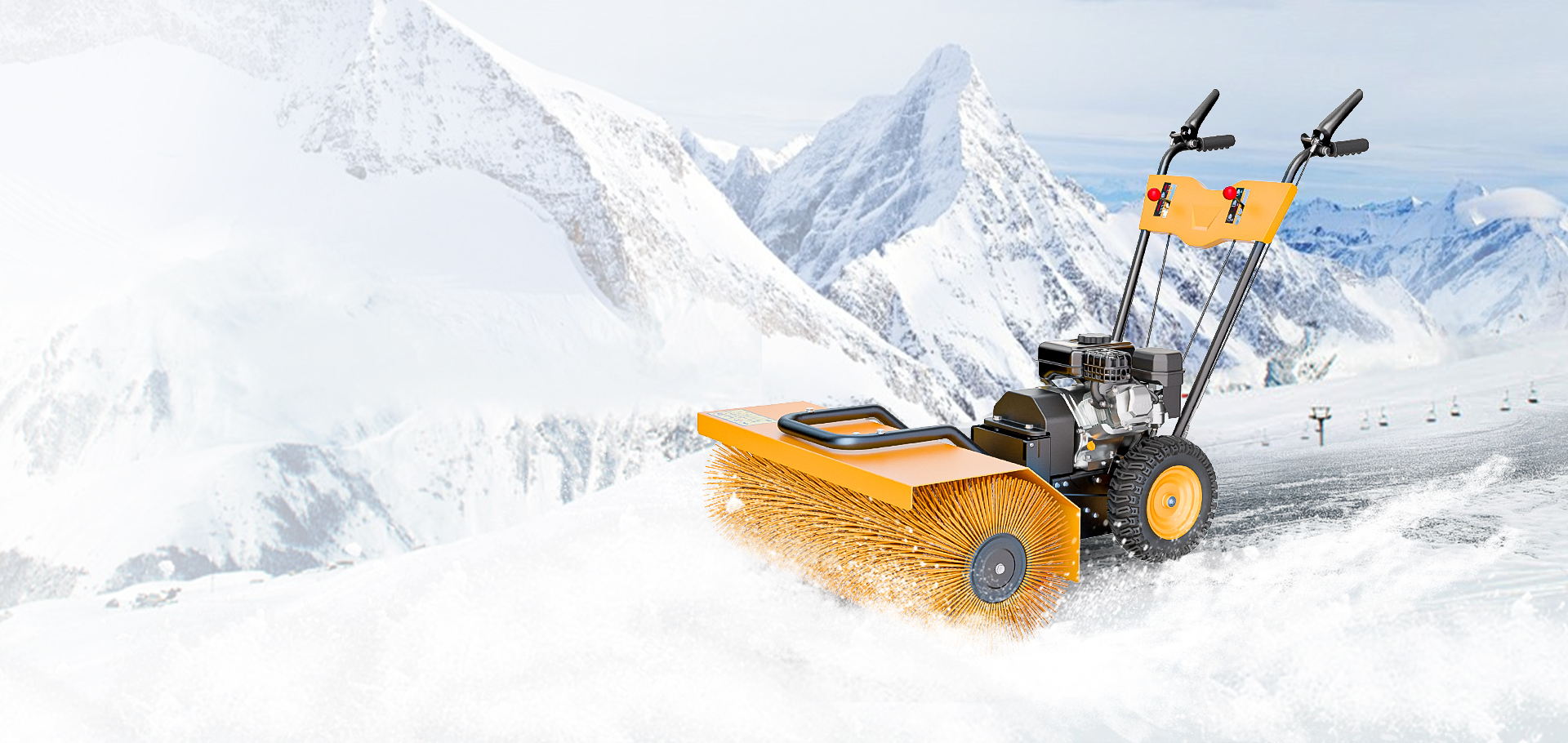 扬子YZ-SXJ002手推式扫雪机汽油款