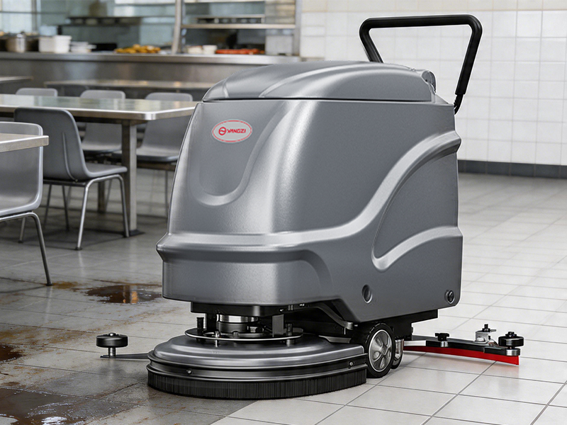 油污手推洗地机