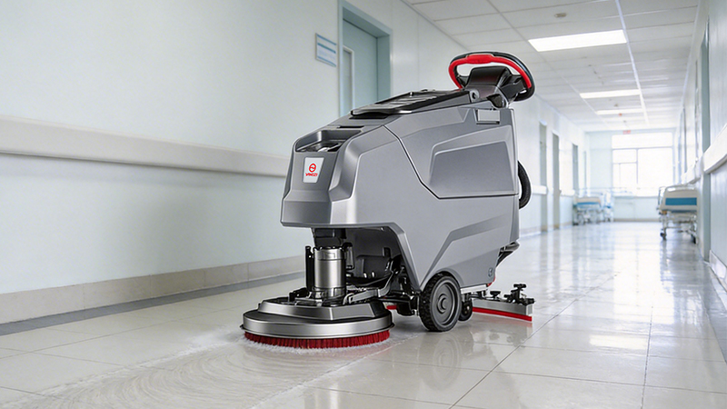 天津诚安物业管理有限公司焕新楼宇清洁，扬子X2E锂电洗地机精准赋能